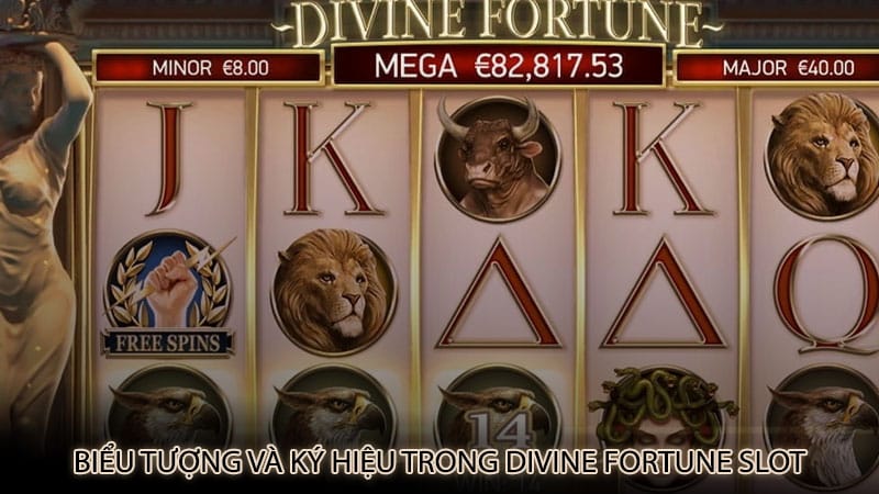 Biểu tượng và ký hiệu trong Divine Fortune slot